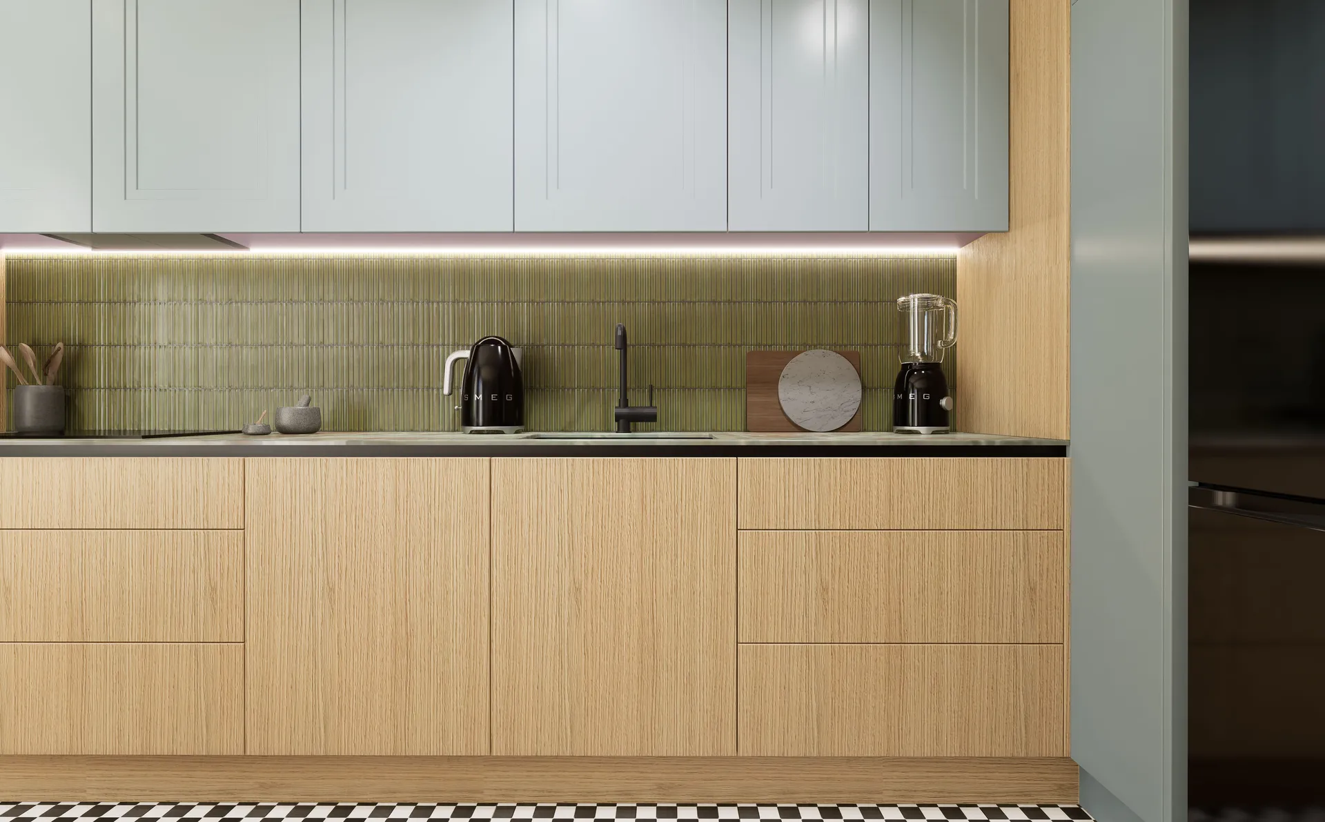 Apartament z detalami wykończeniowymi – architekt wnętrz Gdańsk, Łukasz Macuga